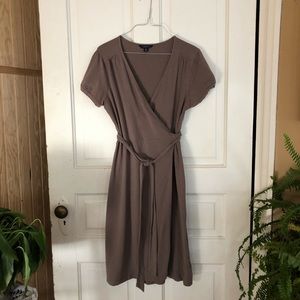 Lands End Knit Wrap Dress
